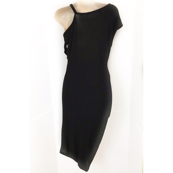 Riler Fount M Kris Bodycon Dress Tie Shoulder Soft - Picture 4 of 6